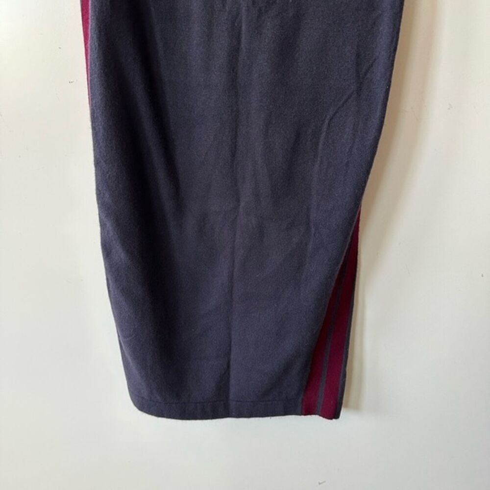 n:Philanthropy Tokyo Navy Blue Stripe Midi Skirt size Small - Picture 5 of 11